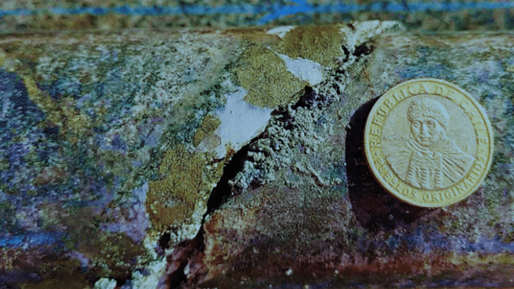 CPO Lana Corina Project visable copper Chile