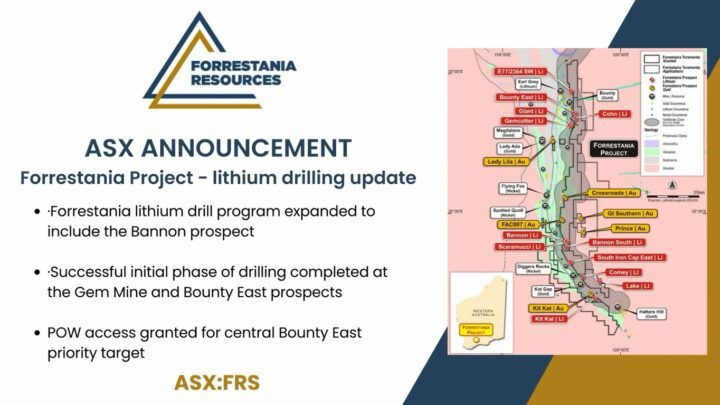 Forrestania Project Lithium Drilling Update