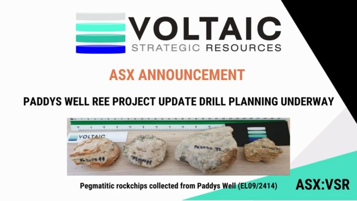 Paddys Well REE Project Update Drill Planning Underway