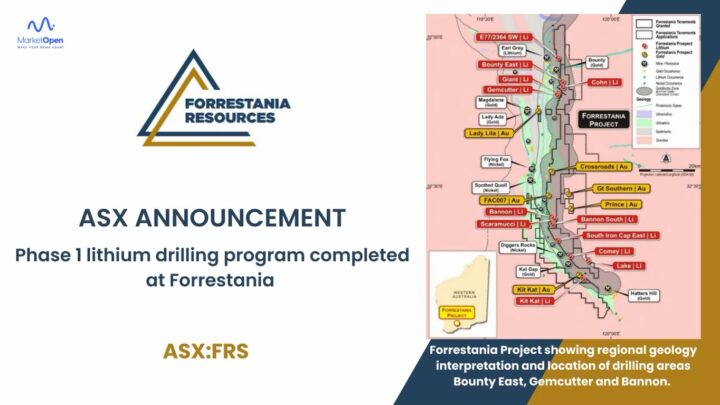 Phase 1 lithium drilling program completed at Forrestania