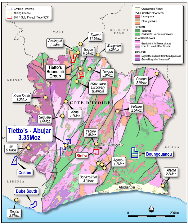 Abujar Gold Project, Côte d’Ivoire