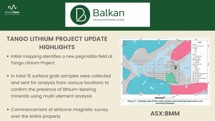 TANGO LITHIUM Project Update Highlights