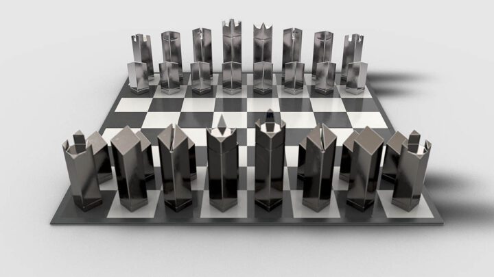 Nickel Feature 1 Metal Chess online