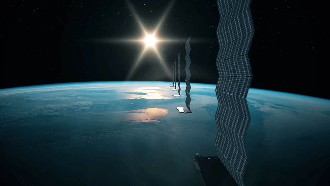 Peering satellites Peering satellites