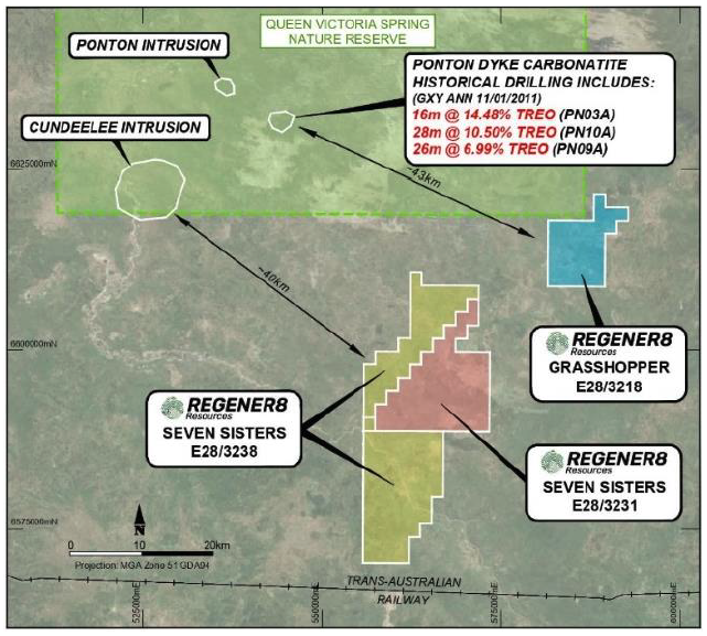 East Ponton Future Metals Project Map 