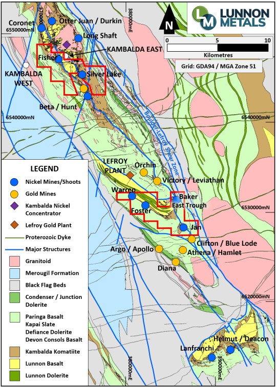 LM8 Kambalda Map LM8 Kambalda Map