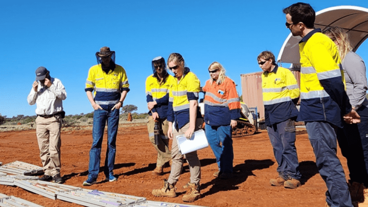 WA1 Team at the Arunta niobium project in Western Australia