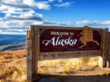 ADOBE Alaska sign
