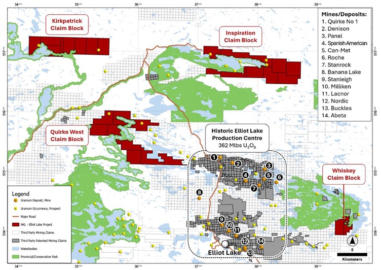 NKL Elliot Lake Map