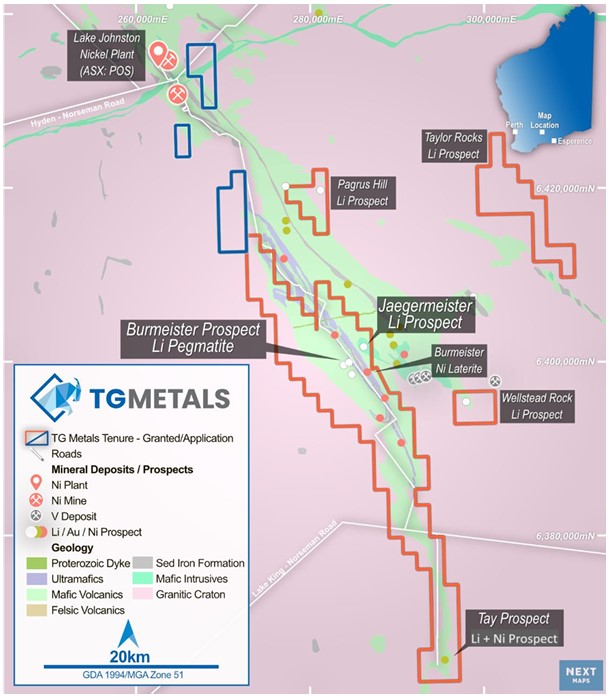 TG6 Lake Johnston Map