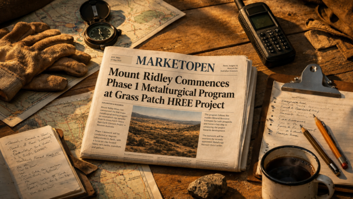 Mount Ridley Mines (ASX:MRD) phase 1 testwork begins at Grass Patch HREE Project